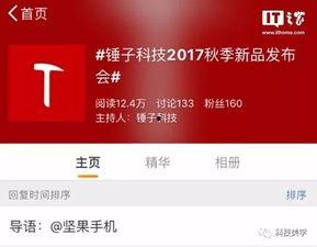 锤子最新爆料,颠覆性设计,引领科技潮流!”